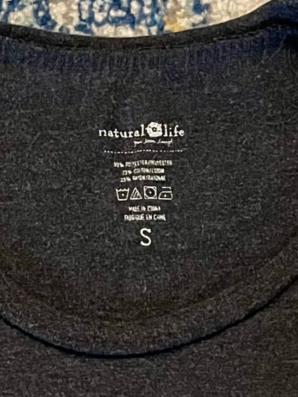 Natural Life Live Happy fitted t-shirt, S - Picture 4 of 4